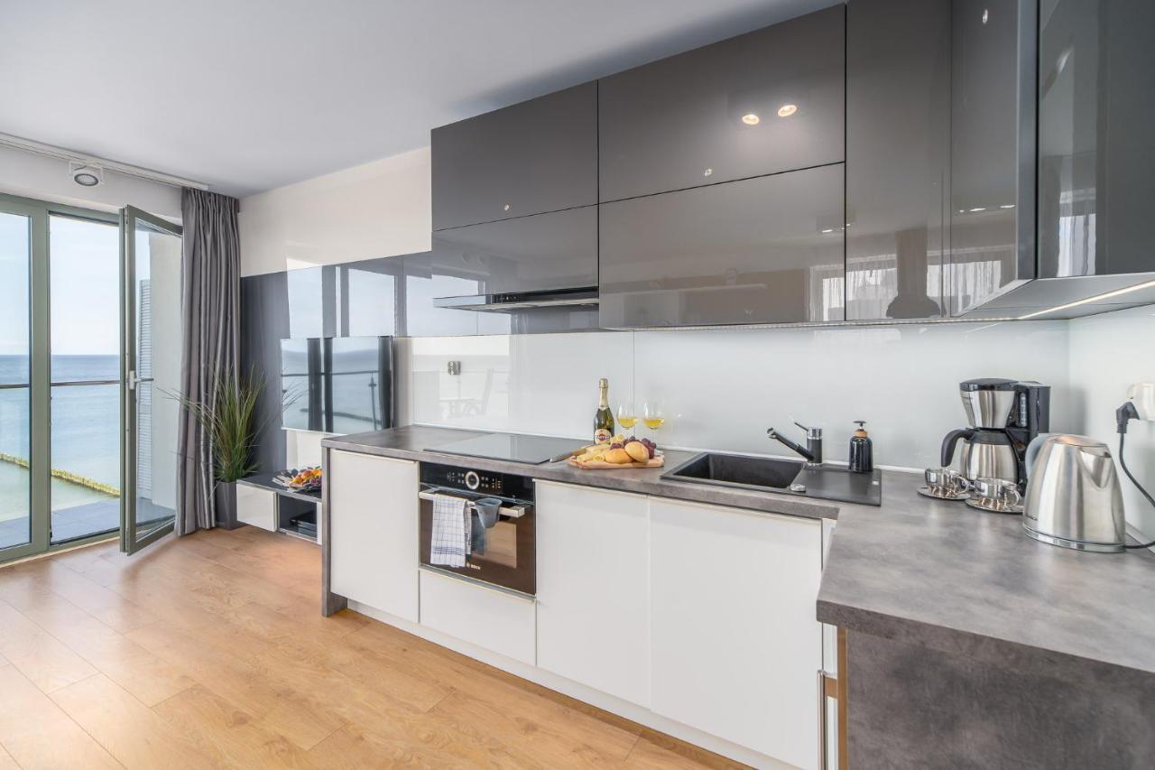 Na Klifie - Apartamenty Komfort, Widok Na Morze, Parking Ustronie Morskie Exteriör bild